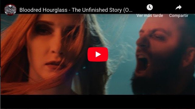 Bloodred Hourglass - Nuevo vídeo del tema "The Unfinished Story"