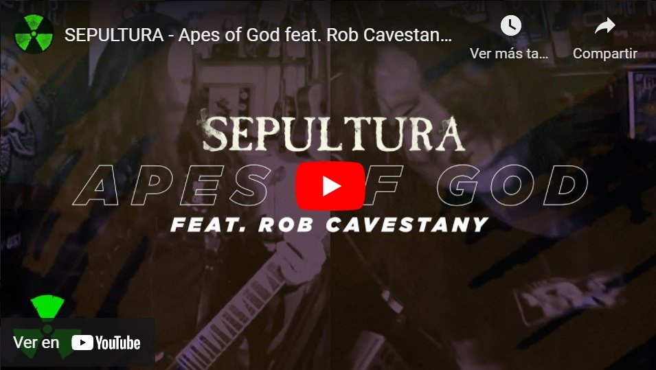 SEPULTURA - Apes of God feat. Rob Cavestany